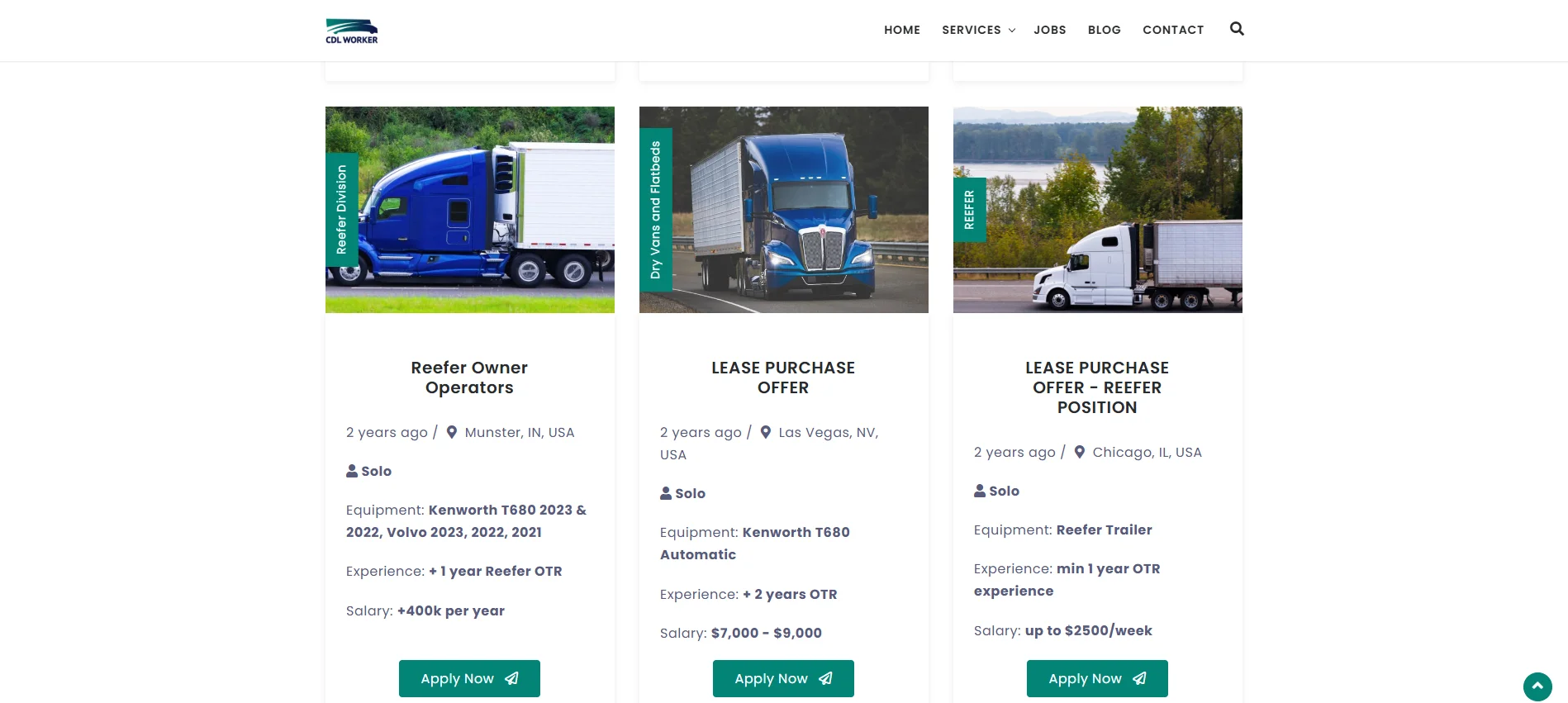 CDL Worker landing page conversion copywriting by Snuki Digital
